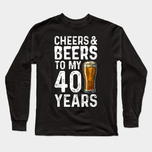 beers and cheers Long Sleeve T-Shirt